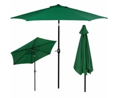Sodo skėtis Springos GU0033 250 cm tamsiai žalias
