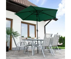 Sodo skėtis Springos GU0033 250 cm tamsiai žalias