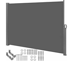 Šoninė markizė Springos 250x160 cm grafito spalvos