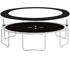 Springos Batutų apsauginis uždangalas TP-12FT 366 cm juodas