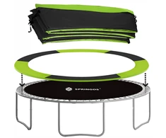 Springos Batutų apsauginis uždangalas TP-8FT 244 cm juodas su žalia apdaila