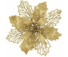 Dirbtinė gėlė Springos 14x16 cm, auksinė