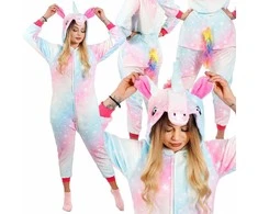 Kigurumi pižama moterims Springos Vienaragis, dydis L