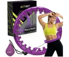 Springos Hula Hoop lankas violetinis