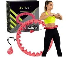 Springos Hula Hoop lankas raudonas
