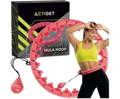Springos Hula Hoop lankas raudonas