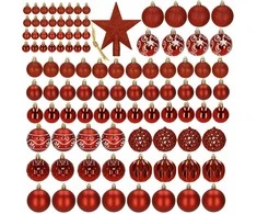 Kalėdiniai žaisliukai Springos CA1159, 101 vnt.