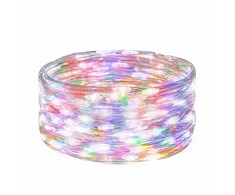 Springos daugiaspalvės LED lemputės 20 vnt., 2 m