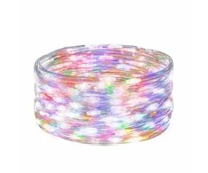 Springos daugiaspalvės LED lemputės 20 vnt., 2 m