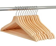 Springos Medinės pakabos HG0085 10 vnt.