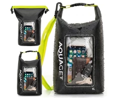 Springos Neperšlampamas maišas AQ0019 (Dry Bag) su peties diržu, juodas
