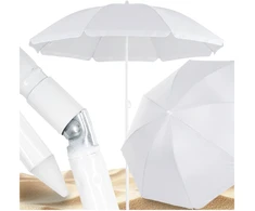 Springos Sodo skėtis UPF50+, pakreipiamas, pilkas, 160 cm