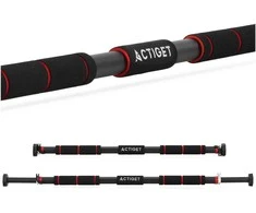 Springos Skersinis prisitrukimams Actiget, 82-130 cm, juodas