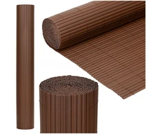 Springos PVC danga maskuojantis 500x100 cm kilimėlis balkonui, terasai, tvorai, rudas