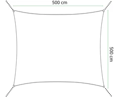 Springos Pavėsio burė 5 x 5 m