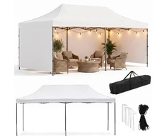 Springos Sodo palapinė 3 x 6 m, balta