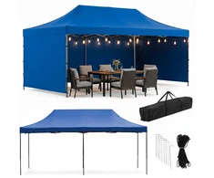 Springos Sodo palapinė 3 x 6 m, mėlyna (GP0007)