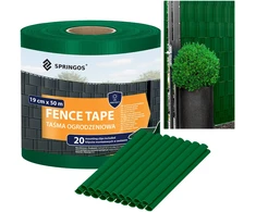 Springos Tvoros juosta tamsiai žalia 19 cm x 50 m