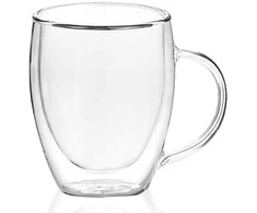 Springos Stiklinis puodelis dvisienis 300 ml
