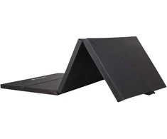 Sulankstomas mankštos kilimėlis Springos 240 cm, juodas