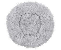 Springos Minkštas guolis šunims ir katėms, 90 cm, pilkas