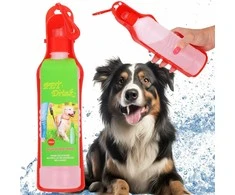 Gertuvė Vandens butelis su girdykla Springos PA0296 500 ml raudonas