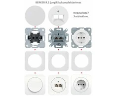 IP44 tarpinės Berker R.1/R.3