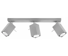 Sollux Lighting Sollux Lubinis šviestuvas MERIDA 3 pilkas