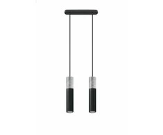 Sollux Lighting Sollux Pakabinamas šviestuvas BORGIO 2 juodas
