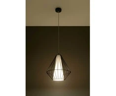 Sollux Lighting Sollux Pakabinamas šviestuvas DEMI juodas