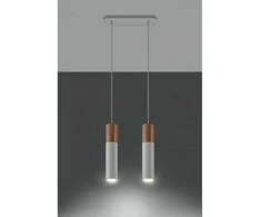Sollux Lighting Sollux Pakabinamas šviestuvas PABLO 2 baltas