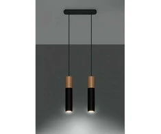 Sollux Lighting Sollux Pakabinamas šviestuvas PABLO 2 juodas