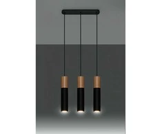 Sollux Lighting Sollux Pakabinamas šviestuvas PABLO 3 juodas