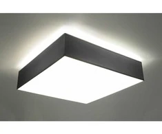 Lubinis šviestuvas Sollux Lighting Sollux Plafonas HORUS 45 pilkas