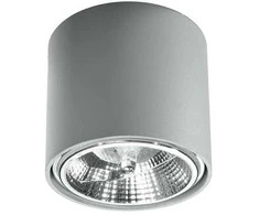 Lubinis šviestuvas Sollux Lighting Sollux Plafonas TIUBE pilkas