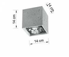 Lubinis šviestuvas Sollux Lighting Sollux Plafonas VALDE