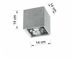 Lubinis šviestuvas Sollux Lighting Sollux Plafonas VALDE
