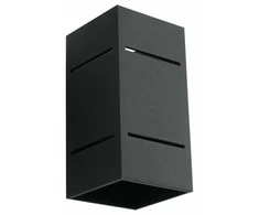 Sollux Lighting Sollux Sieninis šviestuvas BLOCCO juodas