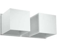 Sollux Lighting Sollux Sieninis šviestuvas QUAD 2 baltas