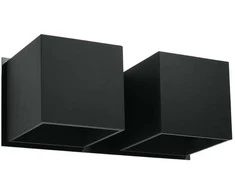 Sollux Lighting Sollux Sieninis šviestuvas QUAD 2 juodas