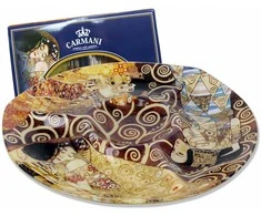 Camani Carmani Lėkštė iš stiklo 29,8x2,5cm, G.Klimt
