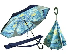 Carmani skėtis Van Gogh"Žvaigždėta naktis",d105cm