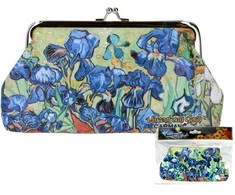 Camani Carmani piniginė V.Gogh "Irisai"20x10x1cm
