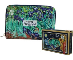 Portfelik na suwak - V. van Gogh, Irysy (CARMANI)
