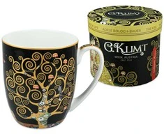 Carmani Puodelis 400ml,Camio,G.Klimt,gyvybės medis