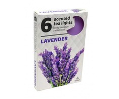 Admit Arbatinės kvepiančios žvakutės Lavender 6vnt