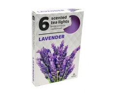 Admit Arbatinės kvepiančios žvakutės Lavender 6vnt
