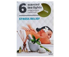 Admit Arbatinės kvepiančios žvakutės Stress Relief 6vnt