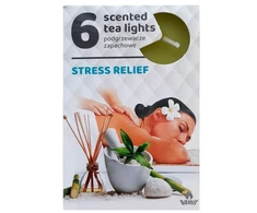 Admit Arbatinės kvepiančios žvakutės Stress Relief 6vnt