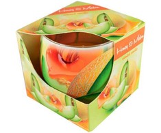 Admit Kvepianti žvakė stikliniame indelyje Honey Melon 1vnt